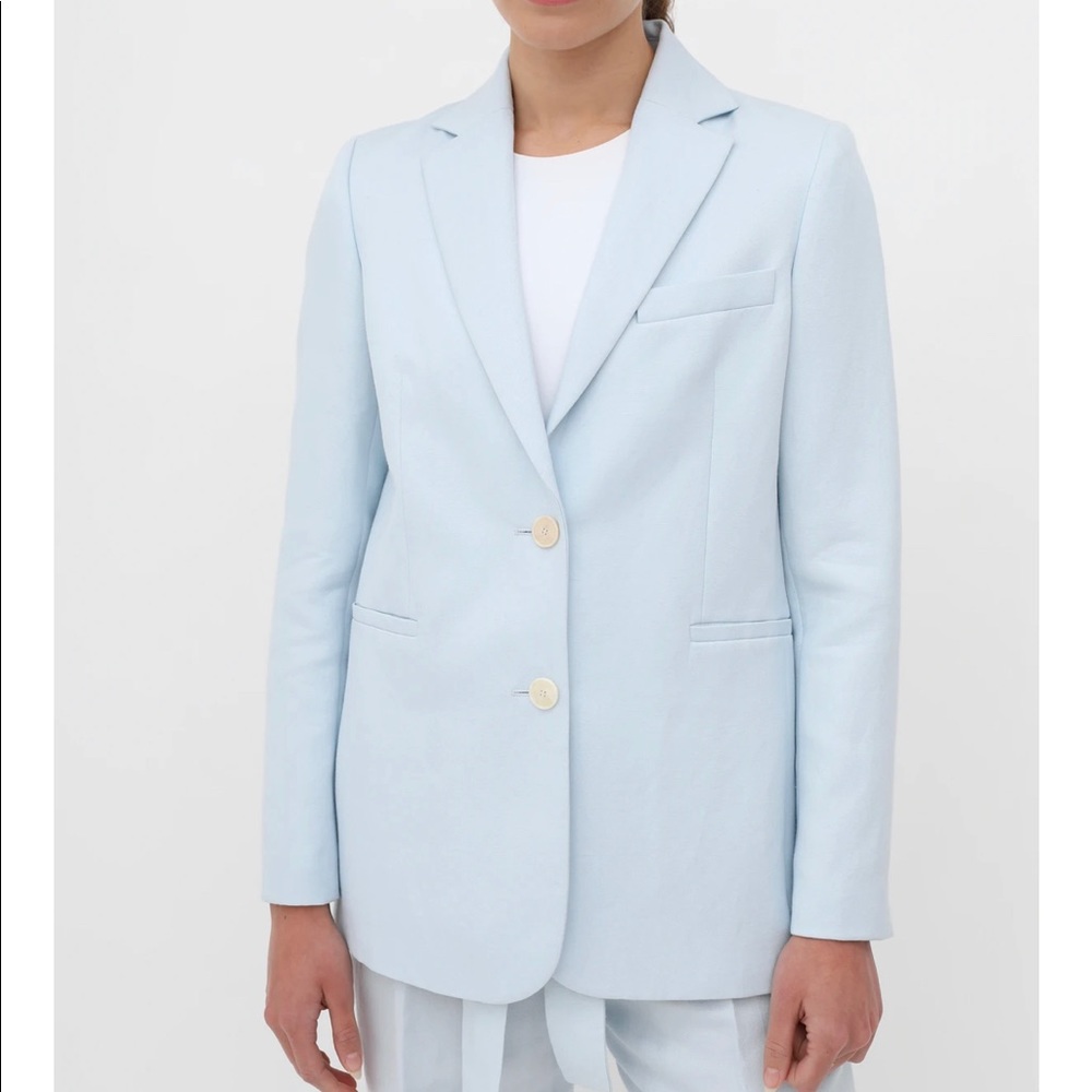Maje linen blazer sky blue, new, never worn, without tag